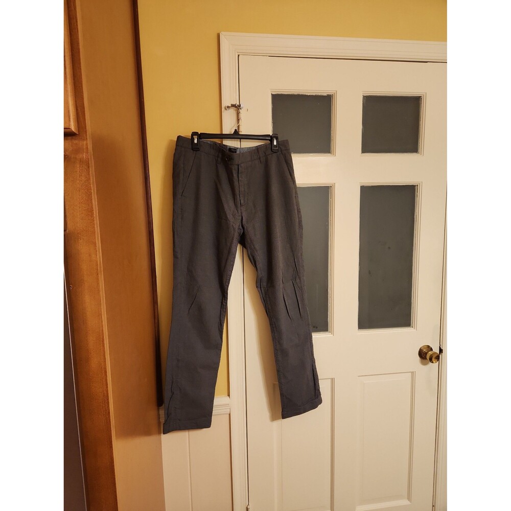 Ted Baker Men's Gray Print Dress Pants Size 34R